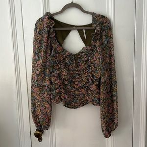 Free people floral top